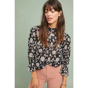 Banjanan Anthropologie Helena Floral Blouse Boho
